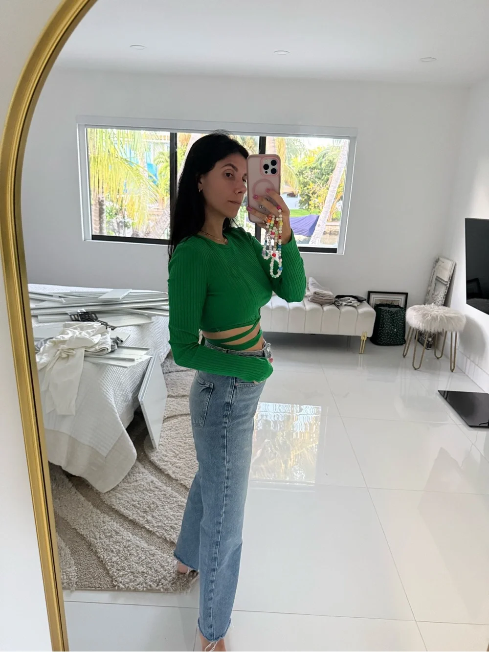 Zara fitted ribbed